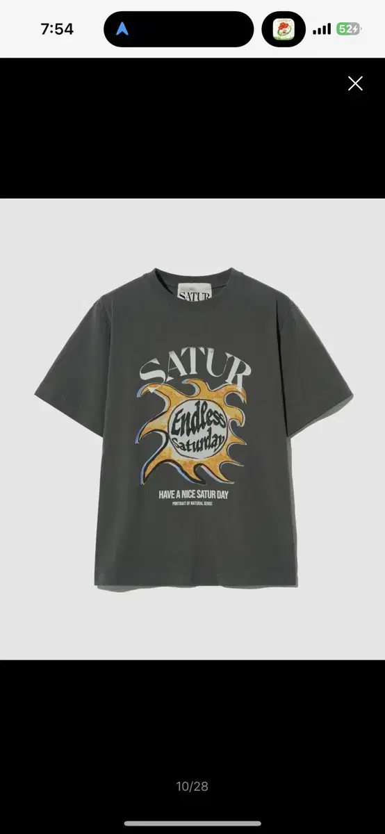 SATUR | 세터 [NEW] Setterday Retro Mood Graphic Short Sleeve